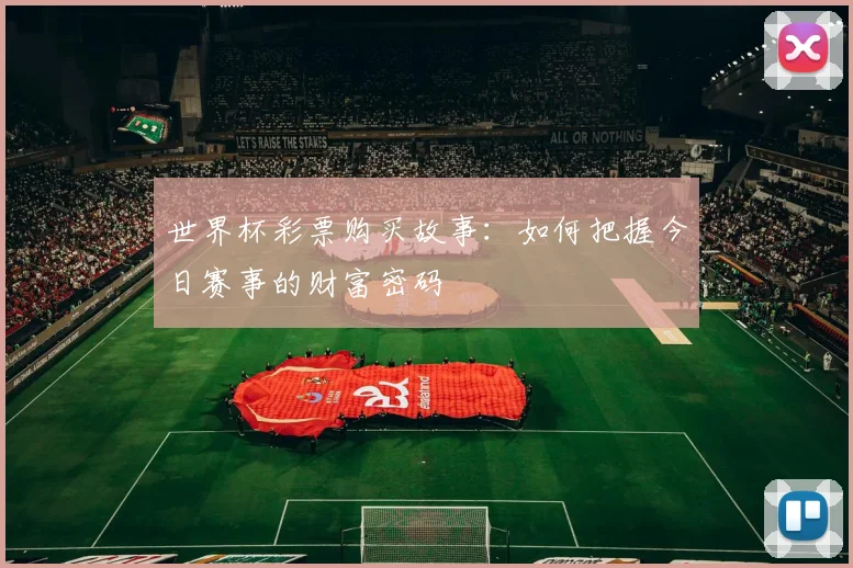 世界杯彩票购买故事：如何把握今日赛事的财富密码
